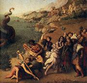 Piero di Cosimo Perseus Frees Andromeda painting